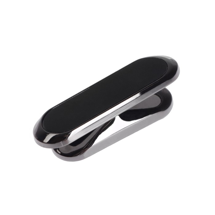 Держатель телефона TORSO на клейкой основе, магнитный, черный хром Держатель телефона TORSO на клейкой основе, магнитный, черный хром