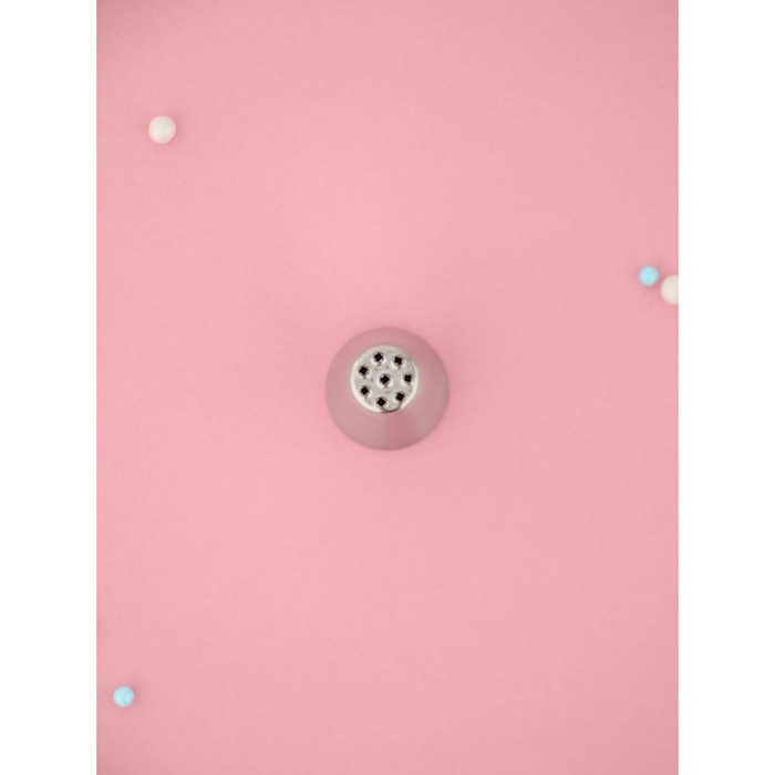 Насадка кондитерская KONFINETTA «Травка», d=2,4 см, выход d=1,2 см, форма микс, нержавеющая сталь Насадка кондитерская KONFINETTA «Травка», d=2,4 см, выход d=1,2 см, форма микс, нержавеющая сталь