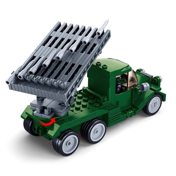 Конструктор Армия ВОВ «Боевая машина БМ-13 Катюша», 201 деталь Конструктор Армия ВОВ «Боевая машина БМ-13 Катюша», 201 деталь