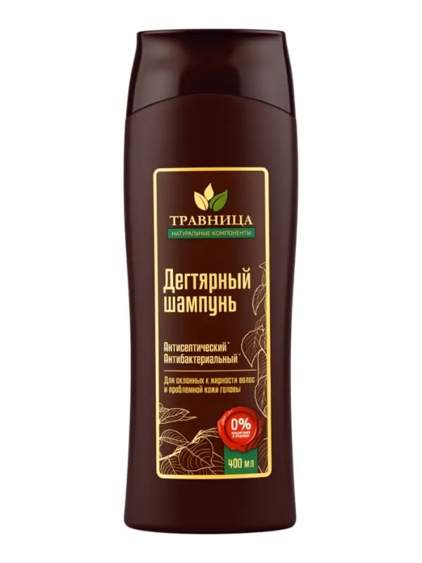 Шампунь для волос Травница, дегтярный, 400 мл
