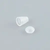 Наконечник для шнура, d=4 мм, 17&times;12 мм, 100 шт., прозрачный