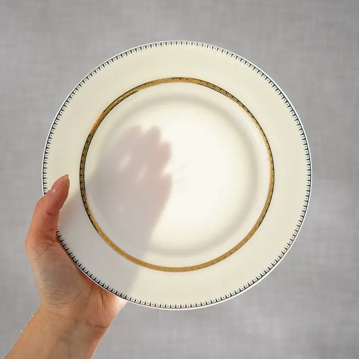 Тарелки WY Grace, d=25.5 см, набор 2 шт., фарфор, белые