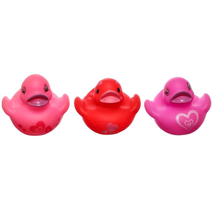 Набор резиновых игрушек для ванны «Уточки Лаффки», 5 см, 3 шт., цвет МИКС, Крошка Я Набор резиновых игрушек для ванны «Уточки Лаффки», 5 см, 3 шт., цвет МИКС, Крошка Я