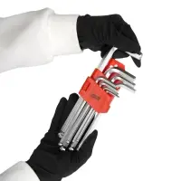 Набор ключей торцевых шестигранных шаровых 8 предметов (3-12мм)AVS HKS-8B