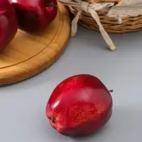 Муляж &laquo;Яблоко&raquo;, d=8 см, бордо