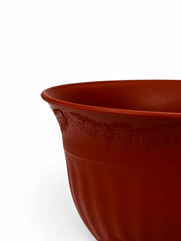 Вазон для цветов &laquo;Венеция&raquo;, 600 мл, d=14 см, h=14 см, пластиковый, коричневый