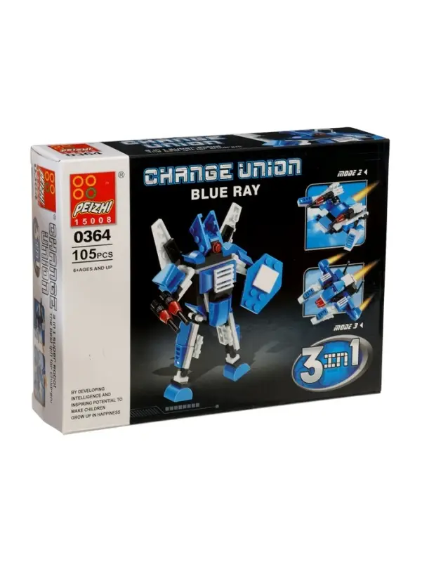 Конструктор &laquo;Робот&raquo;, 106 деталей, 3 варианта сборки, МИКС