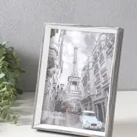 Фоторамка пластик 15х20 см "Данте" чёрный состаренный 20,8х15,8х2,5 см