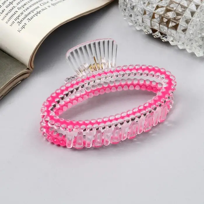 Крабик для волос «Хелен колор», овал, 9 см, МИКС Крабик для волос «Хелен колор», овал, 9 см, МИКС