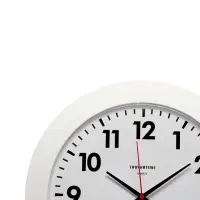 Часы настенные, серия: Классика, плавный ход, d=30 см, белый обод