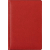 Ежедневник недатированный красный,А5,143х210мм,176л,ATTACHE Сиам