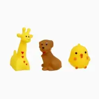 Резиновые игрушки для ванны Крошка Я &laquo;Малыши&raquo;, с пищалкой, в наборе 6 шт.