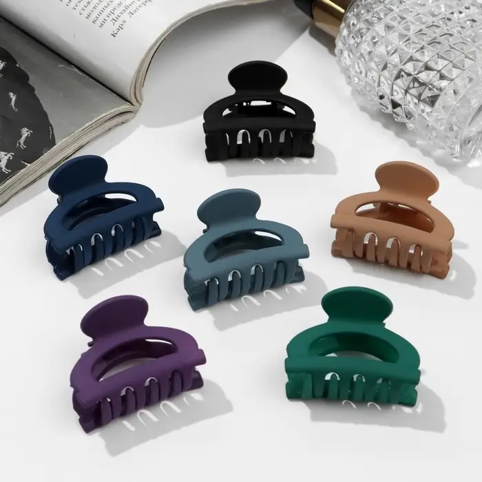 Крабик для волос «Матовый», дуга мини, 4 см, МИКС Крабик для волос «Матовый», дуга мини, 4 см, МИКС