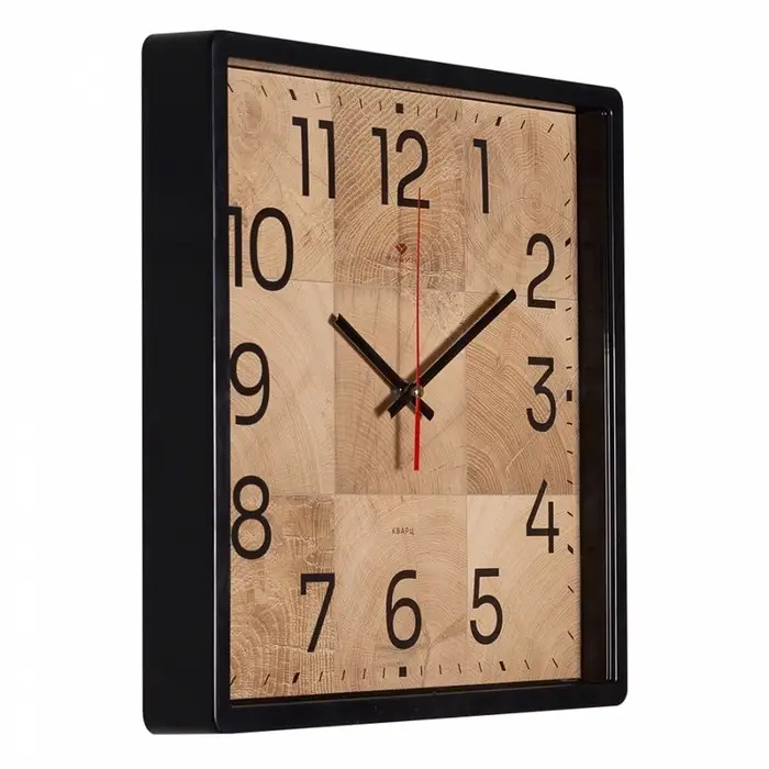 Часы настенные интерьерные &laquo;Фактура&raquo;, бесшумные, плавный ход, 30&times;30 см