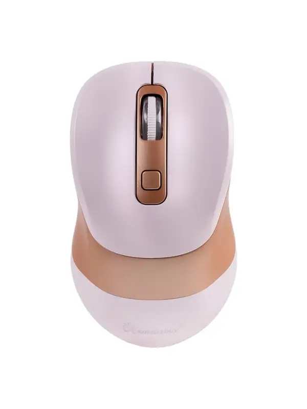 Мышь беспроводная Smartbuy X57 Dual, BT+USB с зарядкой, 4 кнопки, 2000 dpi, 300 мАч, бежевая