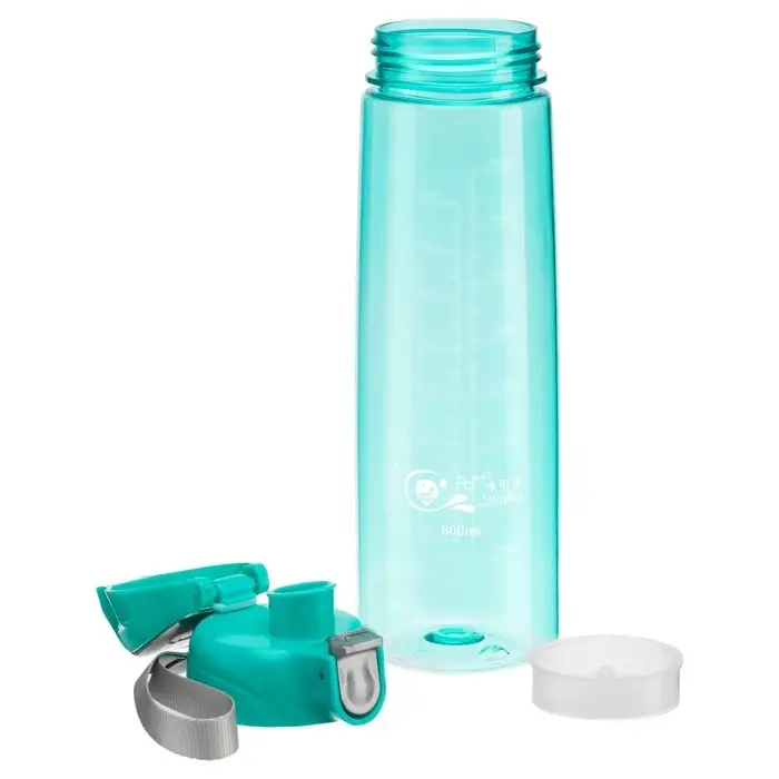 Бутылка для воды, 800 мл, "Айви", бирюзовая