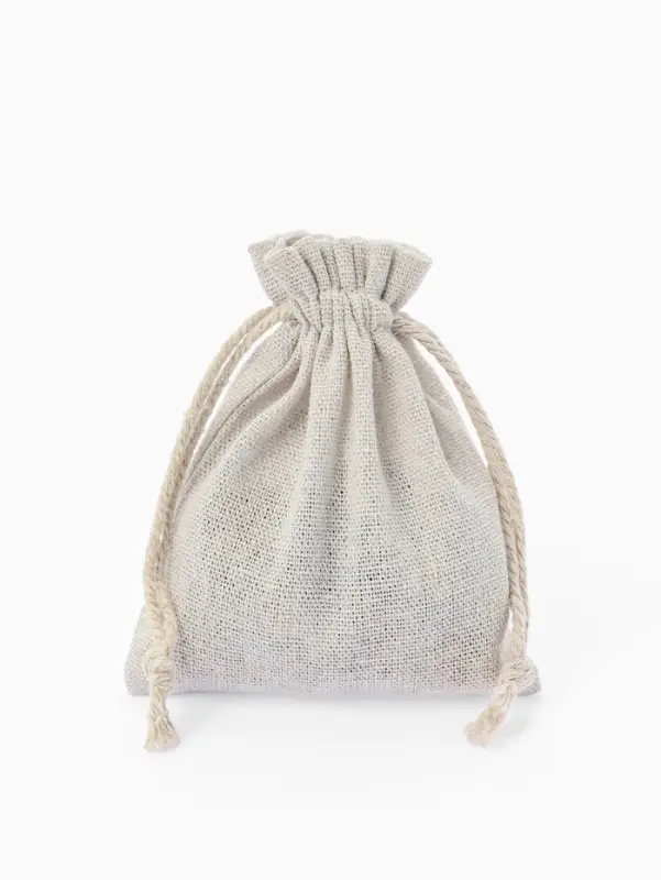 Набор подарочных мешочков 50 шт. &laquo;Лён&raquo; 10&times;12 см, бежевый