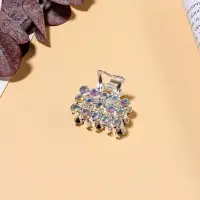 Крабик для волос &laquo;Классик&raquo;, 2.5 см, серебристый