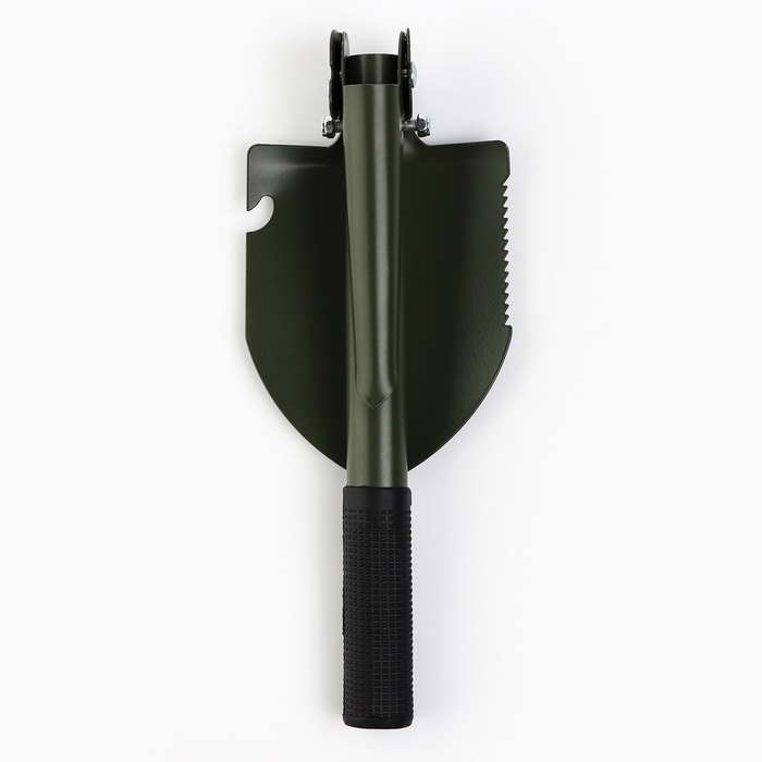 Лопата туристическая, складная «Крутому мужику», 36 х 10 см., металлический черенок с ручкой, в чехле Лопата туристическая, складная «Крутому мужику», 36 х 10 см., металлический черенок с ручкой, в чехле