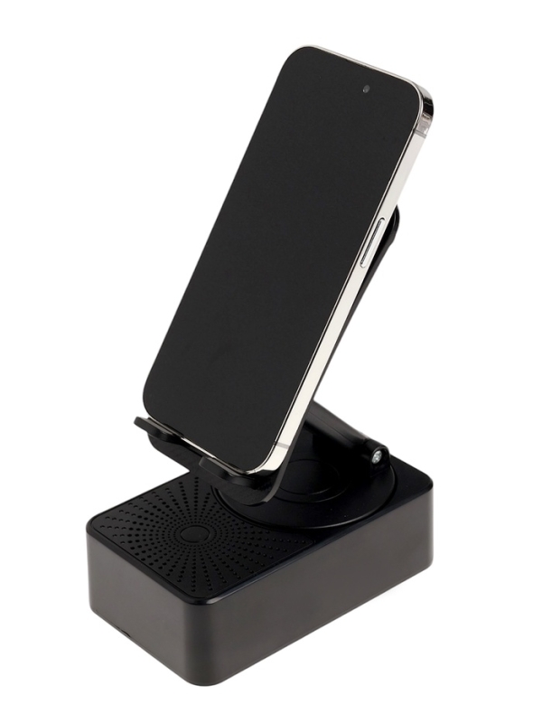 Портативная колонка 3 в 1 PS-50, держатель для телефона, power bank, 5 Вт, 1500 мАч, чёрная Портативная колонка 3 в 1 PS-50, держатель для телефона, power bank, 5 Вт, 1500 мАч, чёрная