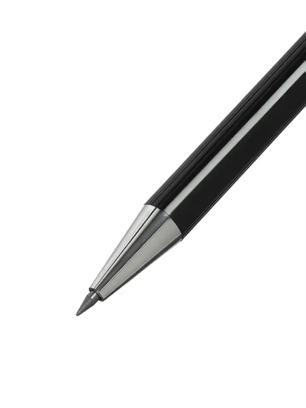 Карандаш цанговый, толщина грифеля 2.0 мм, HB, чёрный корпус, с клипом