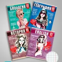 Тетради предметные Calligrata TOP &laquo;Журнал&raquo;, 10 предметов, 48 листов, со справочным материалом, картонная обложка