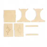 Кормушка для птиц хдф  х  х  см, Разобранная, "Синичник" "Greengo" Кормушка для птиц хдф  х  х  см, Разобранная, "Синичник" "Greengo"