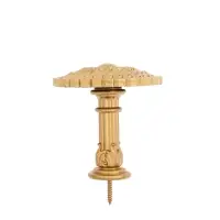 Крючок для штор CAPPIO KS030, d=95 мм, цвет золото, 2 шт