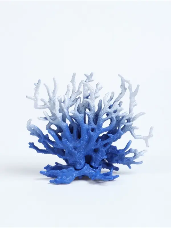 Коралл пластиковый, малый, 16&times;13 см, синий