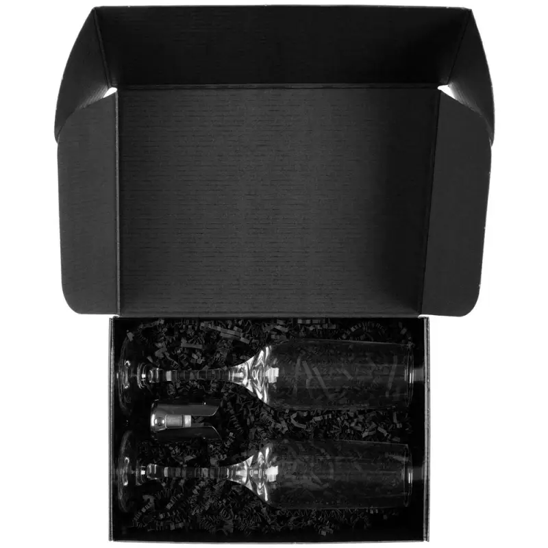 Набор для шампанского Isabella, в черной упаковке Набор для шампанского Isabella, в черной упаковке