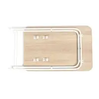 Стол туристический складной, 75&times;50&times;50/62 см, ЛДСП, цвет дуб сонома