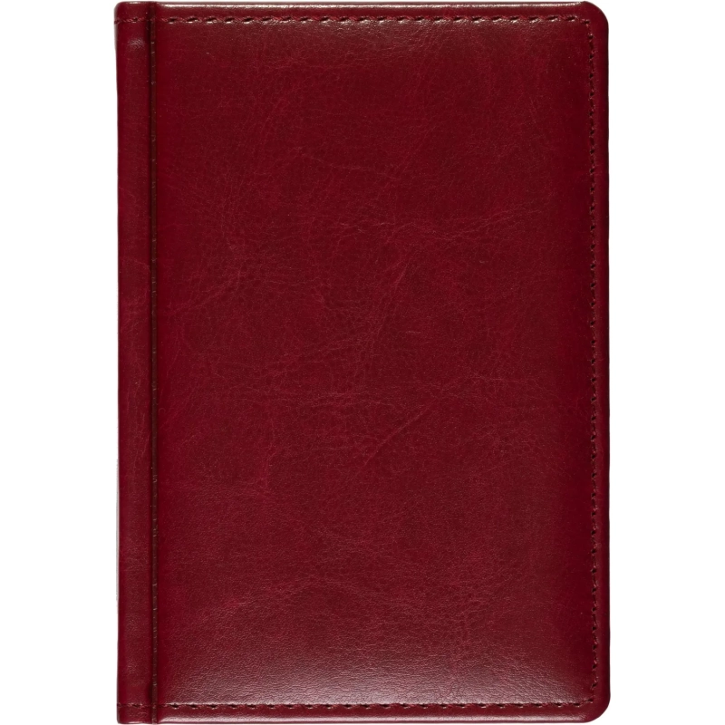 Ежедневник недатированный бордо, А6,100x150, 320стр, Agenda