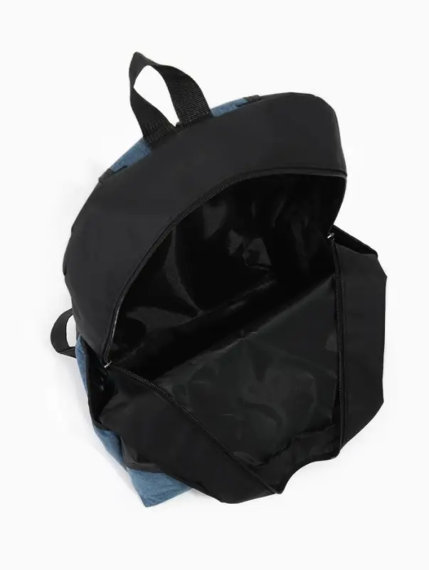 Рюкзак школьный, 1 отделение, 4 кармана, 30&times;12&times;43 см, синий