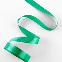 Лента атласная, 20 мм, 23&plusmn;1 м, насыщенно-зелёная