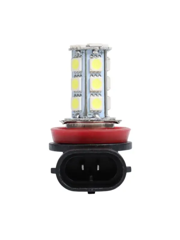Светодиодная автолампа Cartage, H11, 12 В, 18 SMD-5050, свет белый, набор 2 шт.