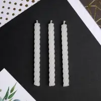 Свечи для торта, белые, 16 шт., 6.5&times;0.5 см