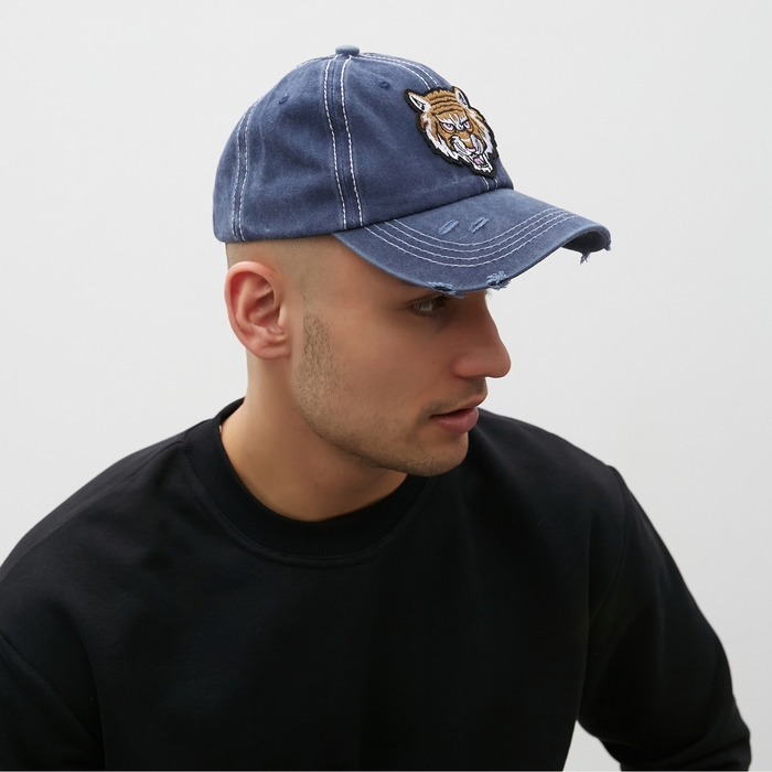 Кепка мужская MINAKU  Кепка мужская MINAKU "Tiger", цвет синий, р-р 56-58