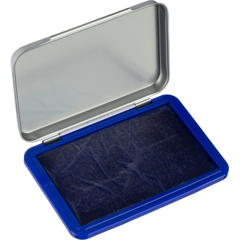 Подушка штемпельная настольная Attache синяя 68х101 см металл