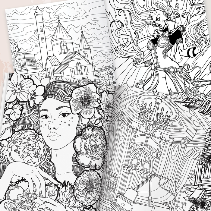 Раскраска-вдохновение «Мир твоих чувств» Раскраска-вдохновение «Мир твоих чувств»