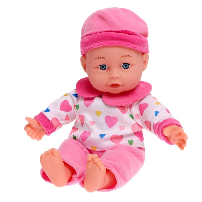 Пупс «Моя малышка» музыкальный, с кроваткой и аксессуарами, БОНУС - открытка Пупс «Моя малышка» музыкальный, с кроваткой и аксессуарами, БОНУС - открытка