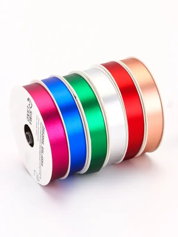 Лента упаковочная матовая, цвета МИКС, 1.2 см &times; 5 м&plusmn;5%