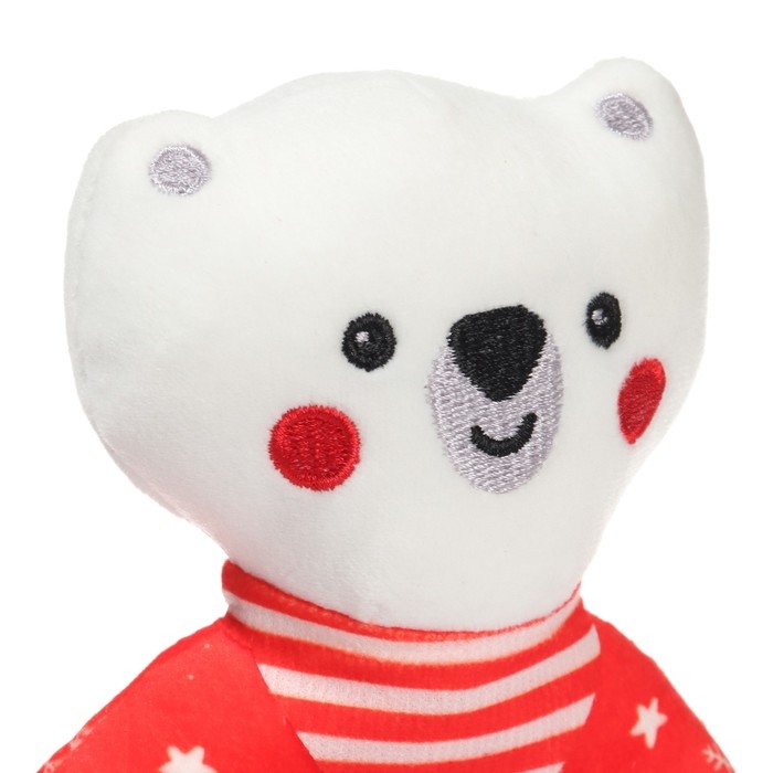 Мягкая погремушка на колечке «Медвежонок», текстиль, в пакете, Крошка Я Мягкая погремушка на колечке «Медвежонок», текстиль, в пакете, Крошка Я