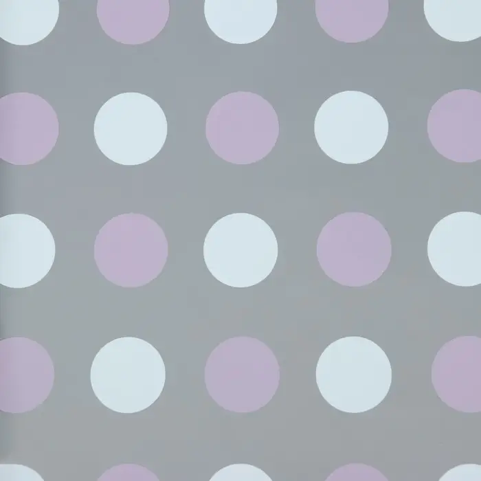 Пленка для цветов, «Горохи», белый - лиловый, 57×57 см ±5% см