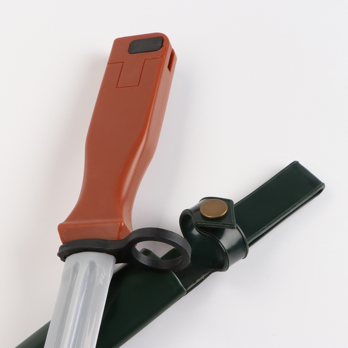 Штык-нож тренировочный, с ножнами, резиновый, 29.5 см Штык-нож тренировочный, с ножнами, резиновый, 29.5 см