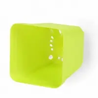 Горшок цветочный с поддоном, 7&times;7&times;7.5 см, 200 мл, пластиковый, МИКС
