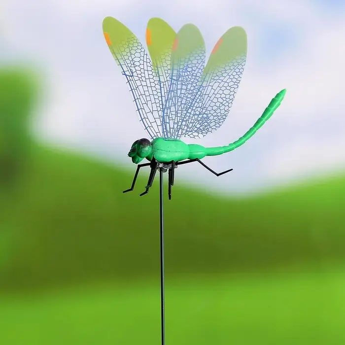 Штекер &laquo;Стрекоза Сенди&raquo;, 14&times;9 см/45 см, набор 6 шт., МИКС