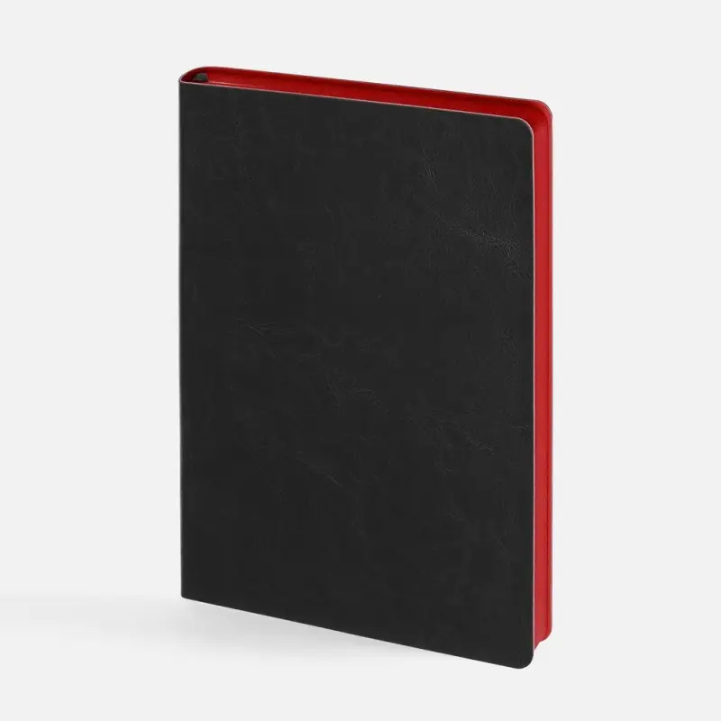 Ежедневник Doppio, недатированный, черный с красным Ежедневник Doppio, недатированный, черный с красным