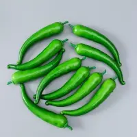Муляж "Перец острый" 18 см, зелёный