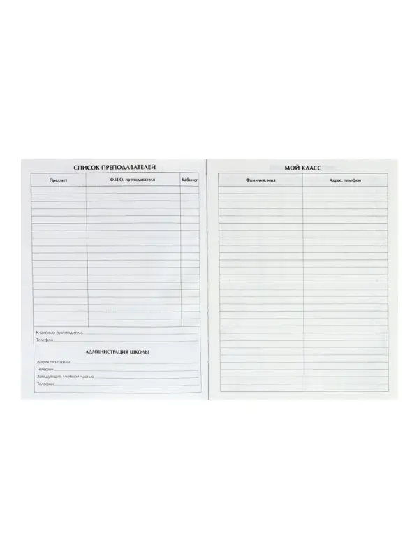 Дневник российского школьника для 5-11 классов, твёрдая обложка 7БЦ, глянцевая ламинация, 48 листов