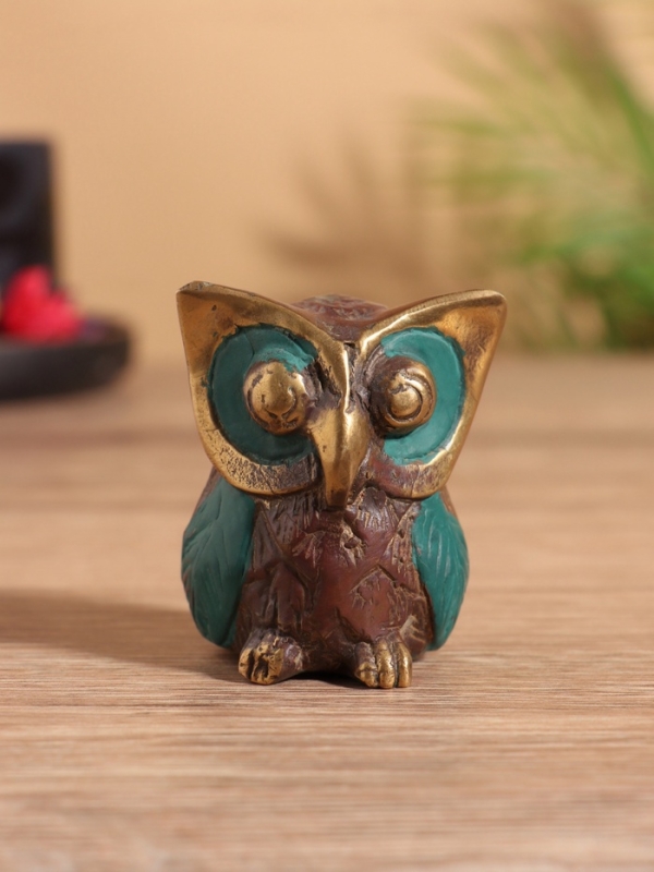 Сувенир бронза Сувенир бронза "Совёнок" 4х5х4 см